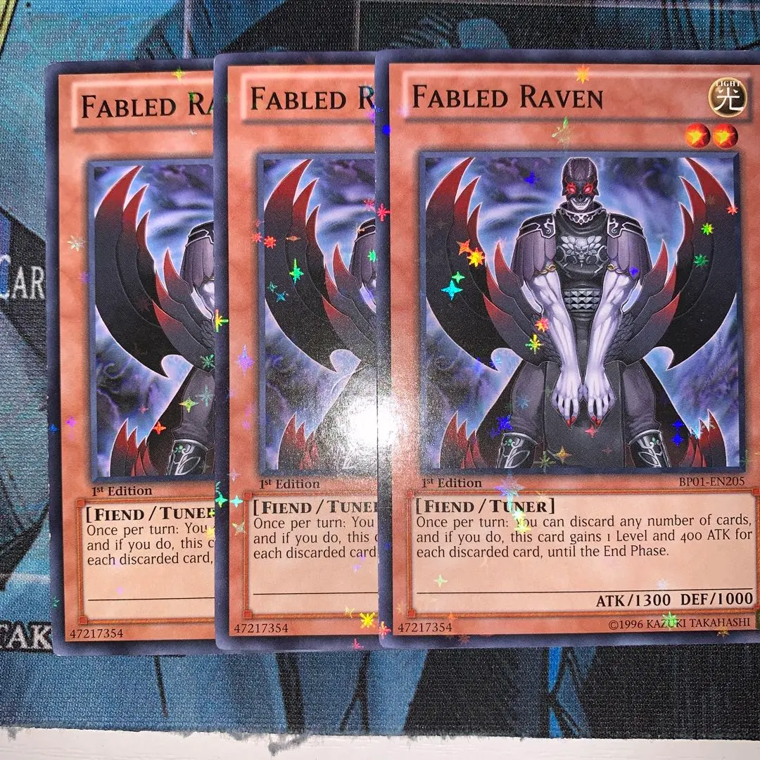 遊戯王 英語版 魔轟神レイヴン×3