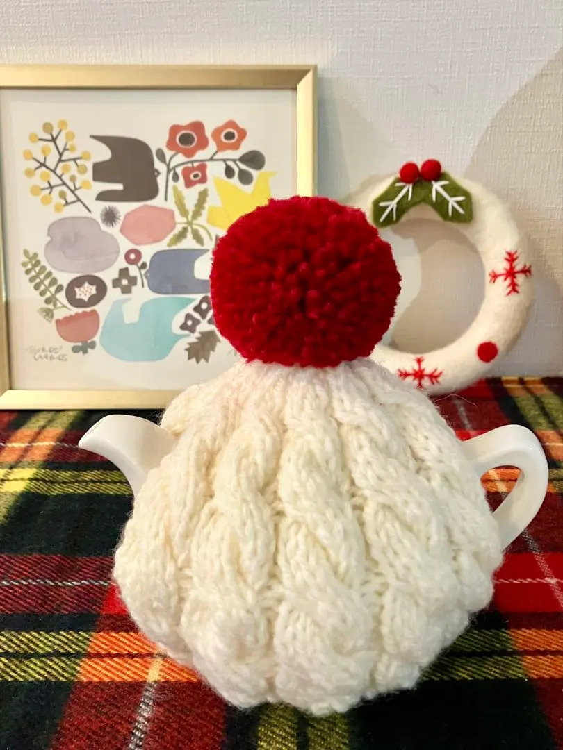 ニット　ティーコゼ　小