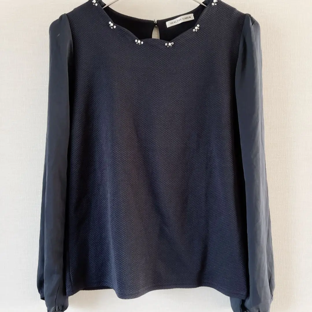 HEALTHYKAREN ヘルシーカレン きれいめ 長袖 パール L オフィス