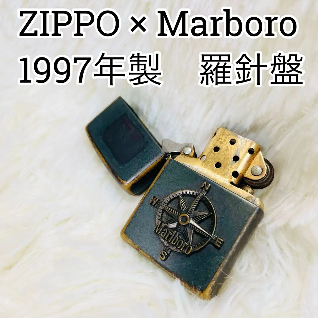 ZIPPO Marlboro コラボモデル　羅針盤　ブラック