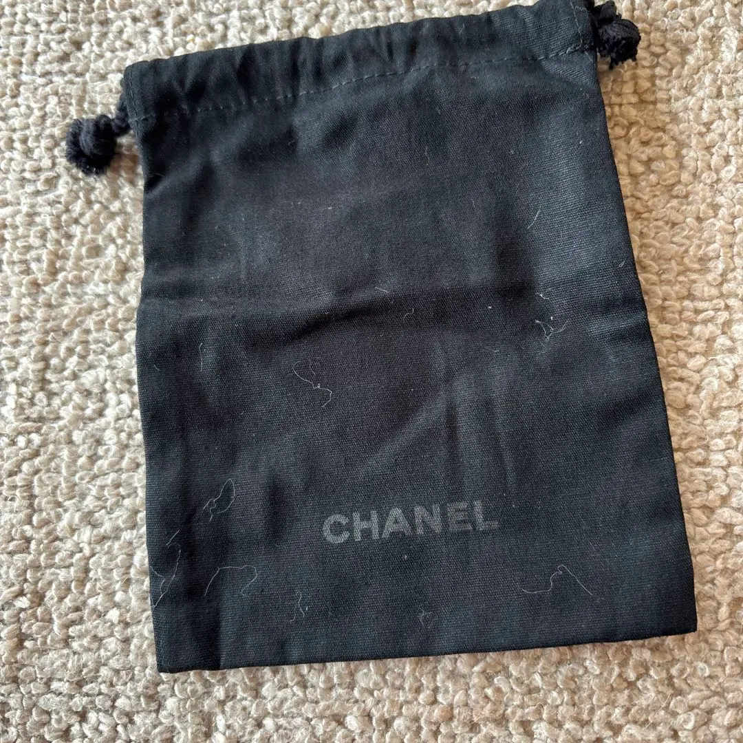 ノベルティCHANELポーチ、ブラック