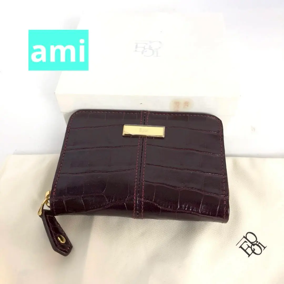 Epoi クロコダイル型押し 財布 小物 レディース ブランド