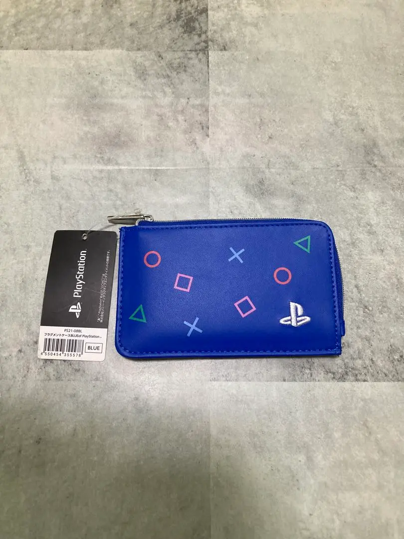PS プレイステーション フラグメントケース ブルー カードケース　パスケース
