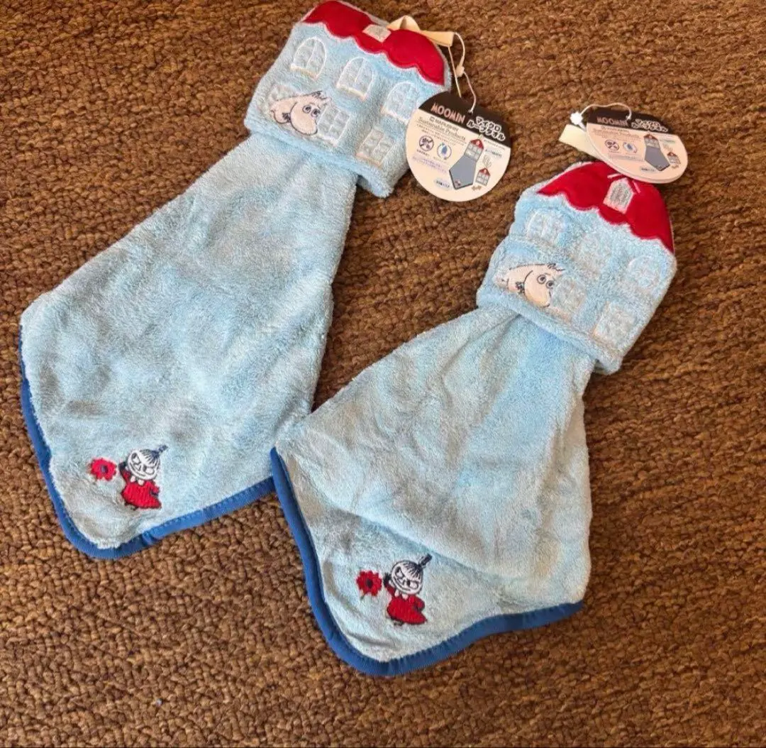 ムーミン マイクロループタオル　ループ付きタオル