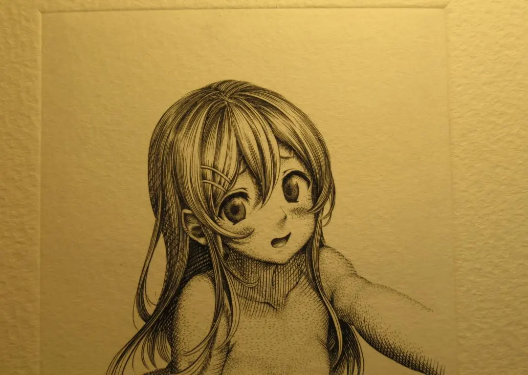 No419　銅版画　エングレーヴィング　ビュラン