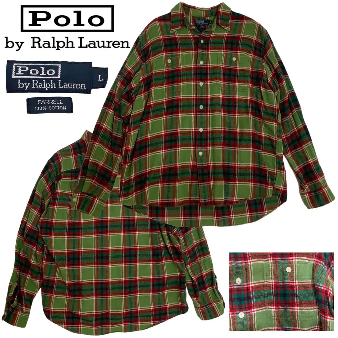 POLO RALPH LAUREN 80〜90s FARRELL チェックシャツ