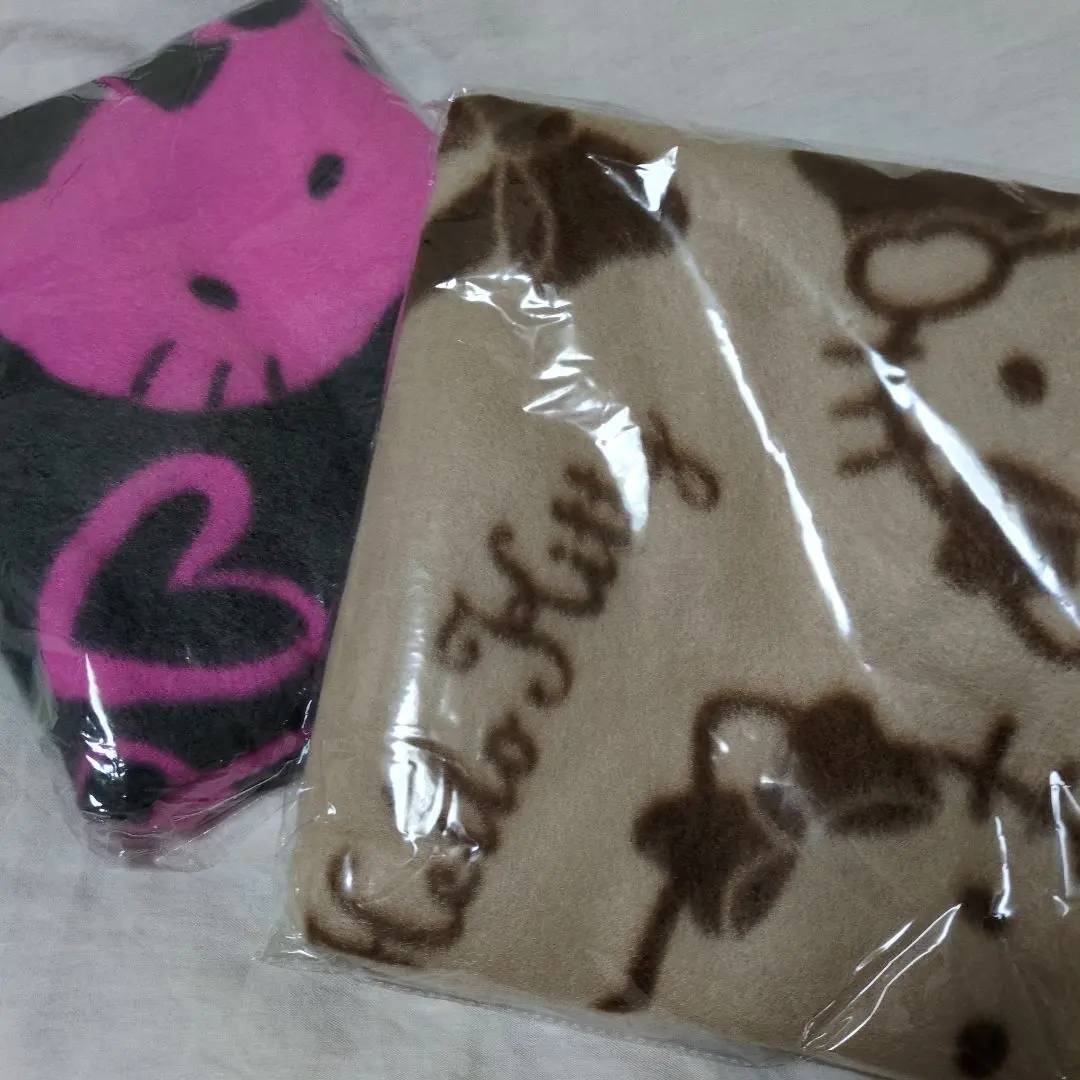 ハローキティ ブランケット ピンク ブラウン