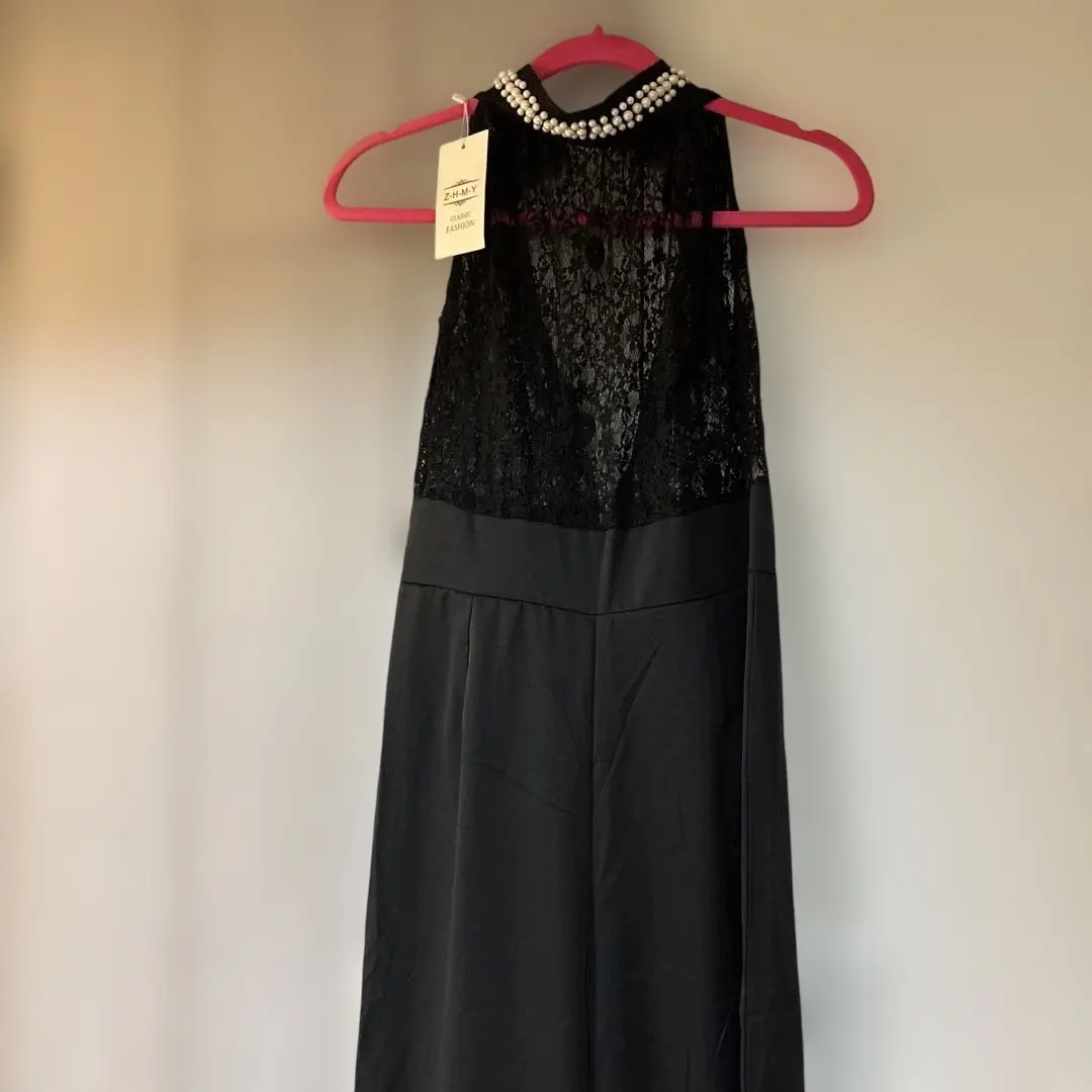 Z-H-M-Y ブラック レースドレス