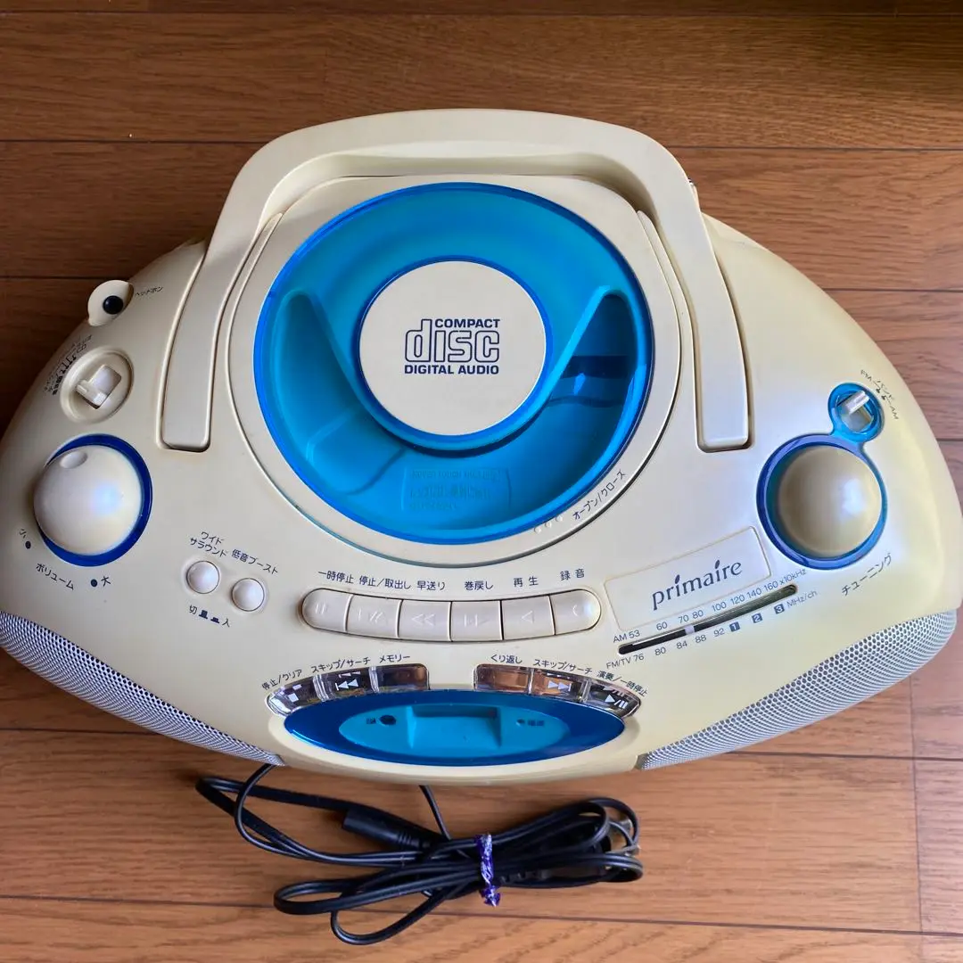 カセットCDプレーヤー　ジャンク品(着払い)
