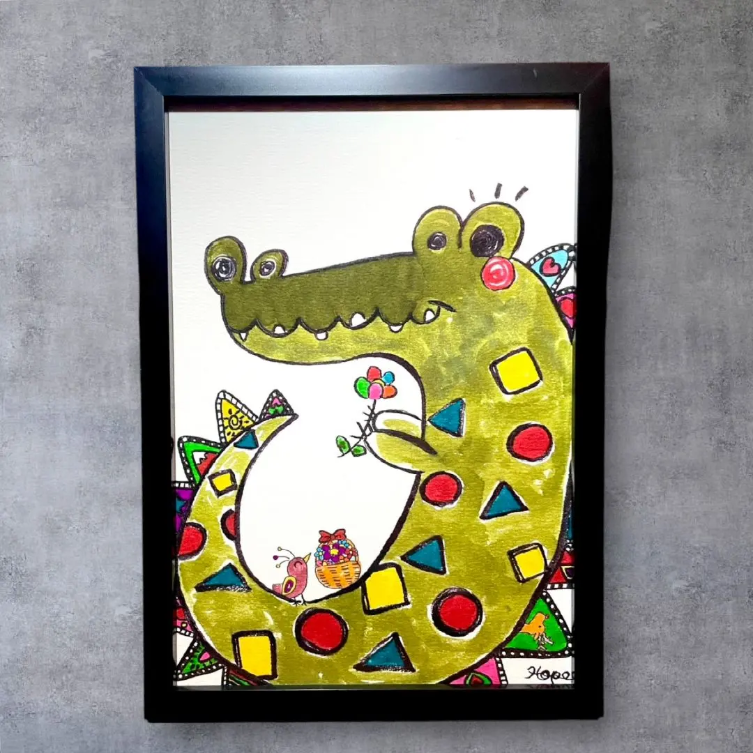 原画 「花束を君に」 絵画 インテリア