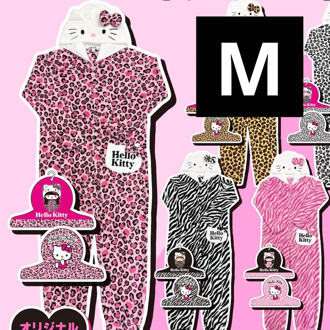 レア　大人気　ハローキティ　コンビネゾン　着ぐるみ　ピンク　M ドンキ