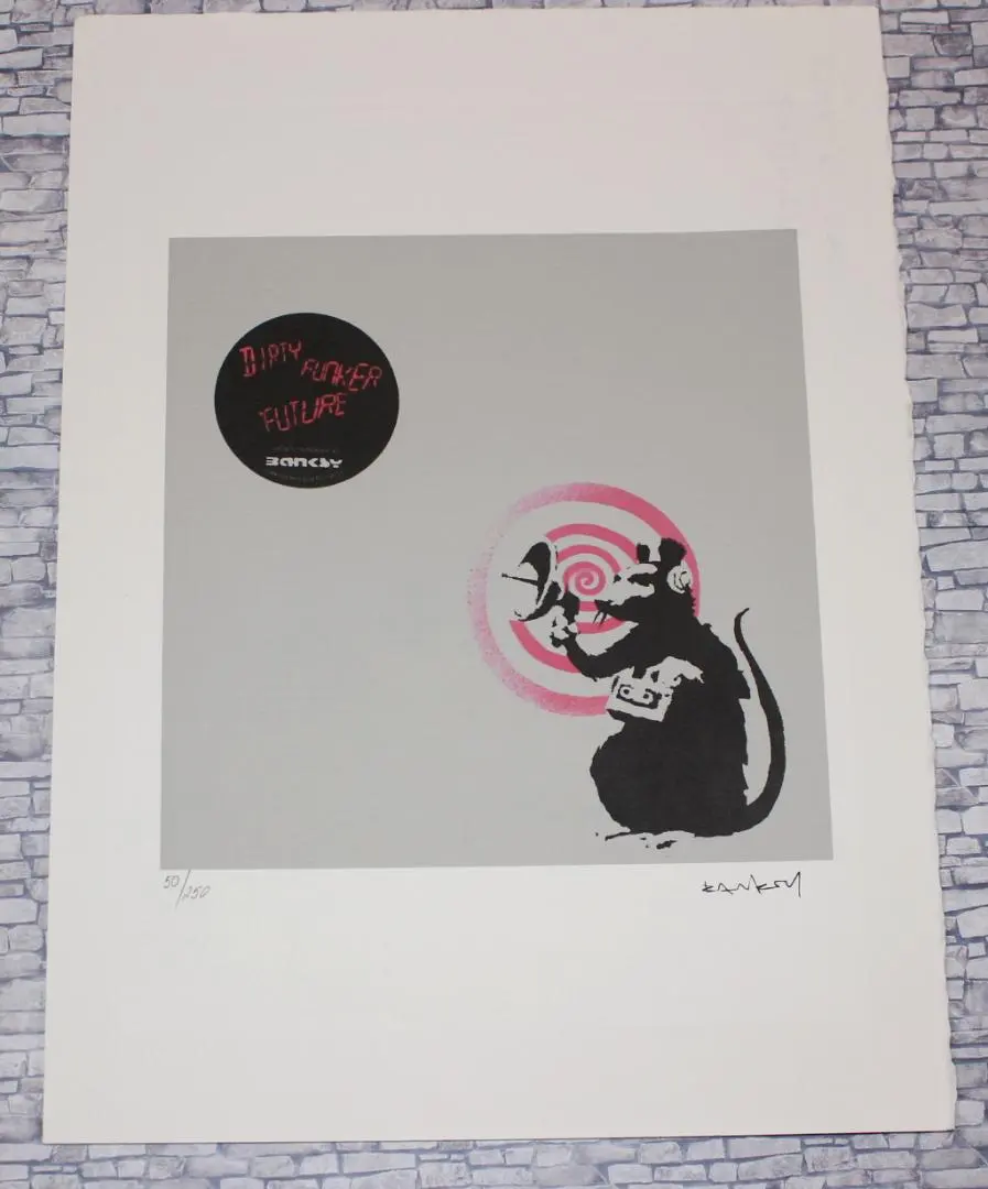バンクシー Banksy Future エスタンプリトグラフ 送料無料
