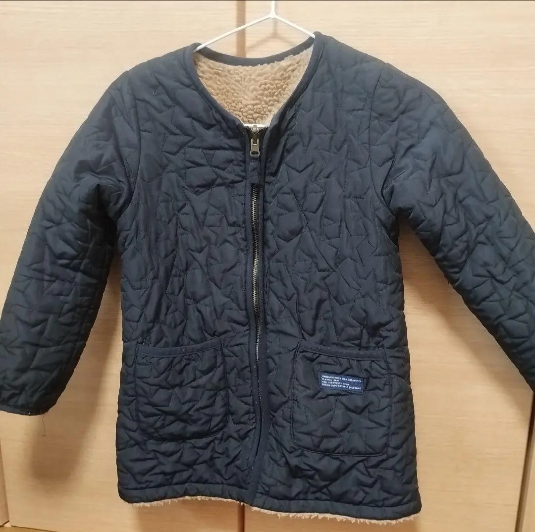 キルティングジャケット　ボアジャケット　130