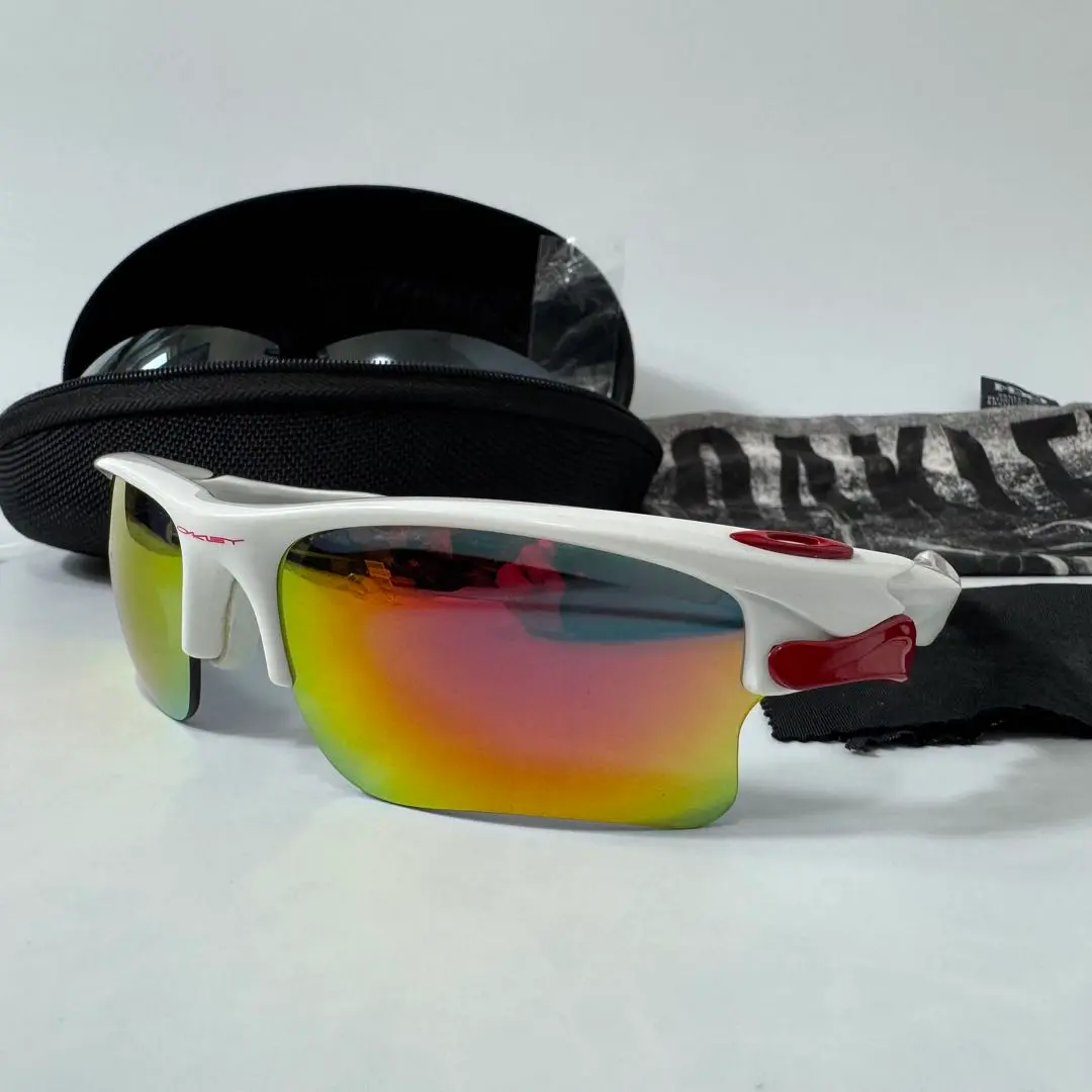OAKLEY FAST JACKET サングラス 偏光レンズ 付属品有