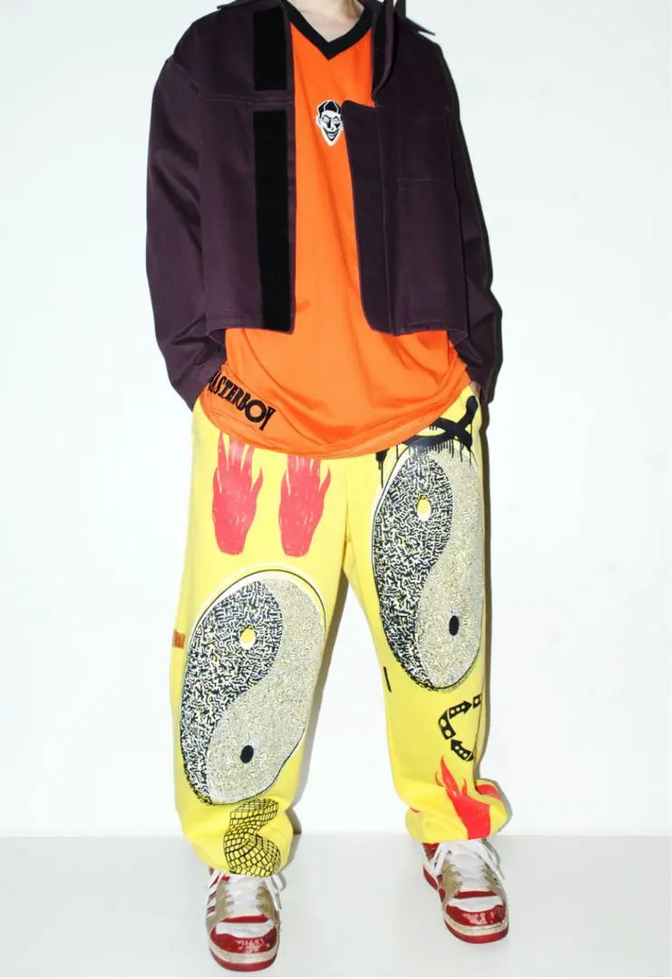 TARZANKICK!!! multi-printed jogger pants