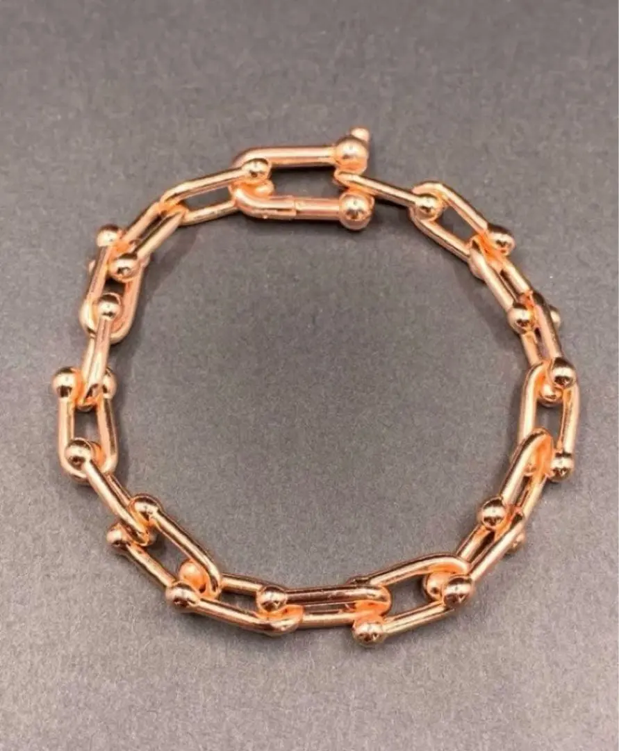 k18 ローズゴールド　ハードウェア　ブレスレット