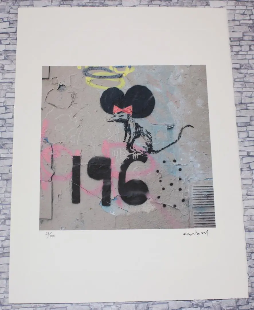 バンクシー Banksy Rat 196 エスタンプリトグラフ 送料無料