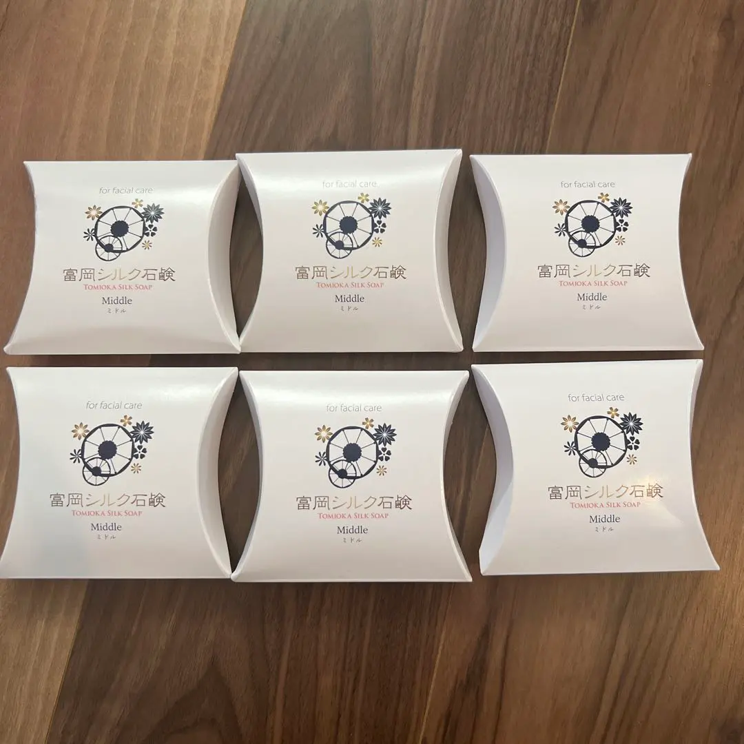 富士山シルク石鹸 Middle 6個セット
