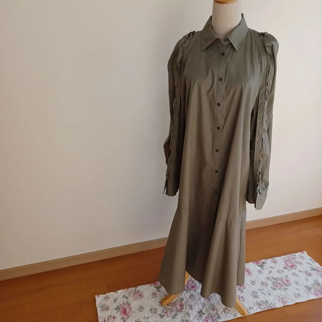 ロング、フレアー、一重コート
