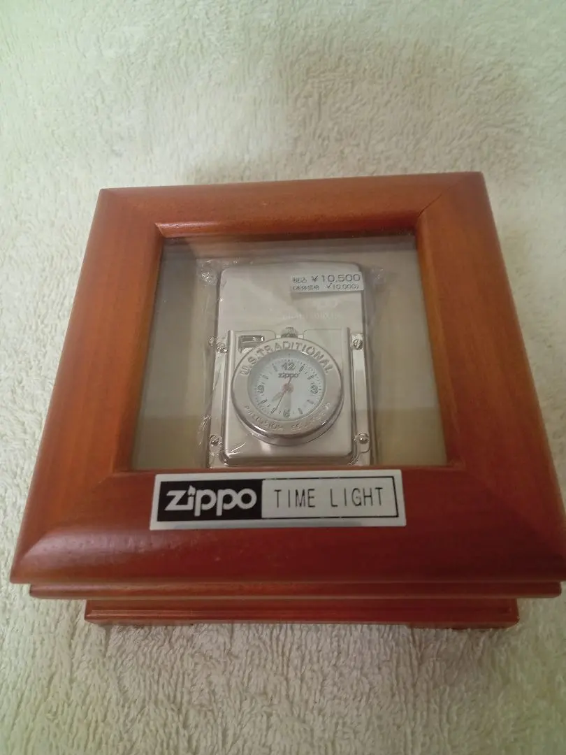 新品 超美品 ZIPPO TIME LIGHT アナログ時計（可動）