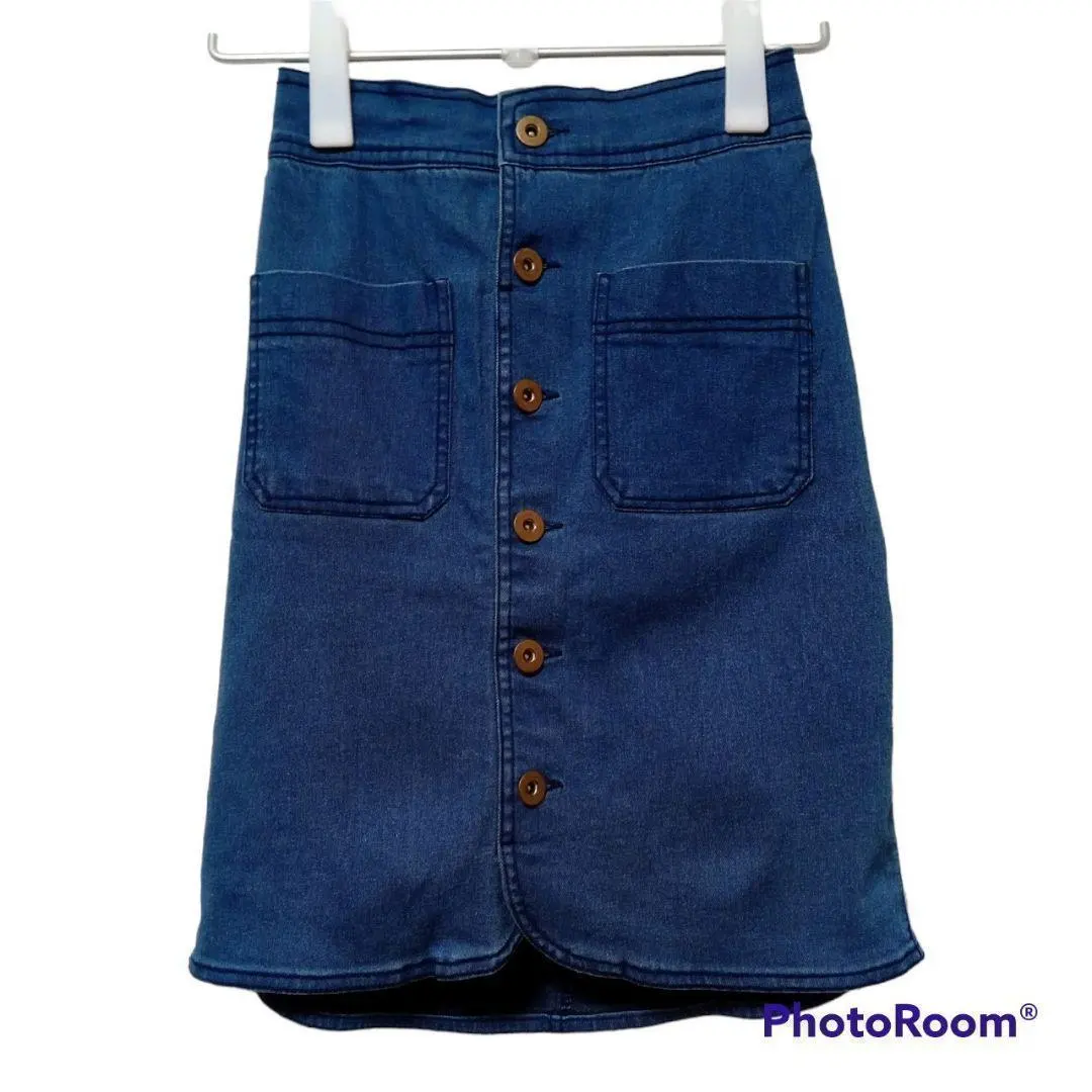 abc une face アーベーセー 【F】デニムスカート 美品 レディース