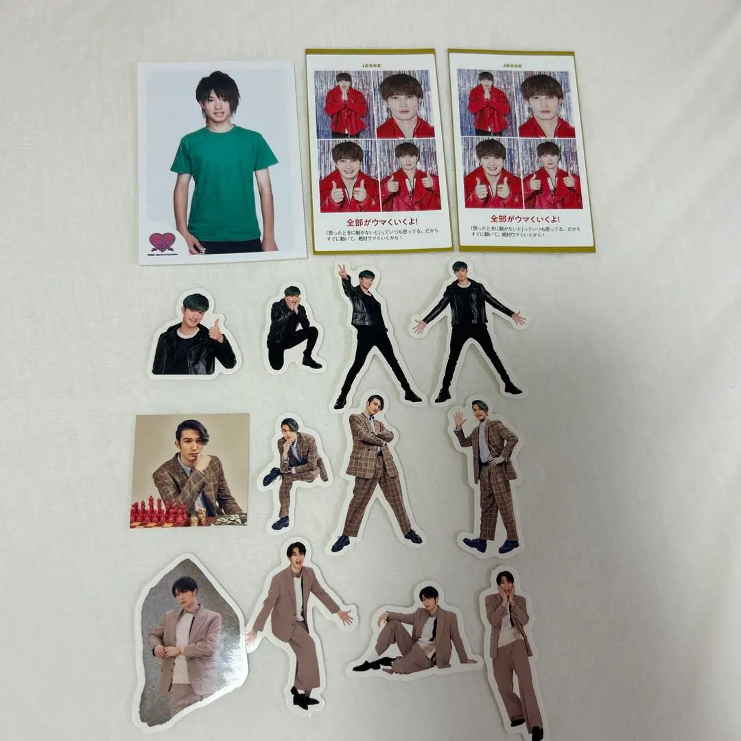 SixTONES ジェシー フレークシール ミニフォト 証明写真