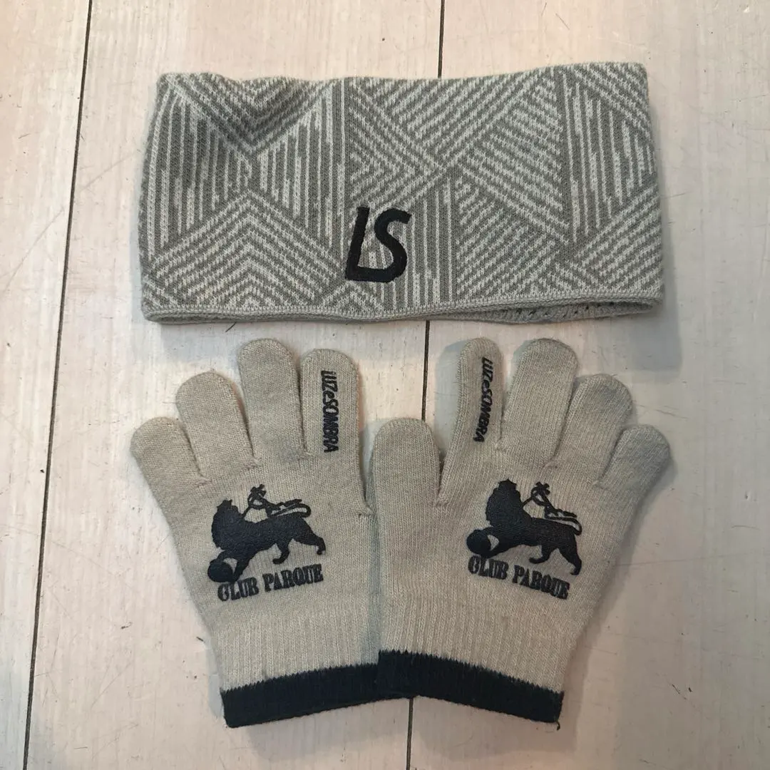 LUZeSOMBRA ルースイソンブラ サッカー手袋 ニットヘアバンド キッズ