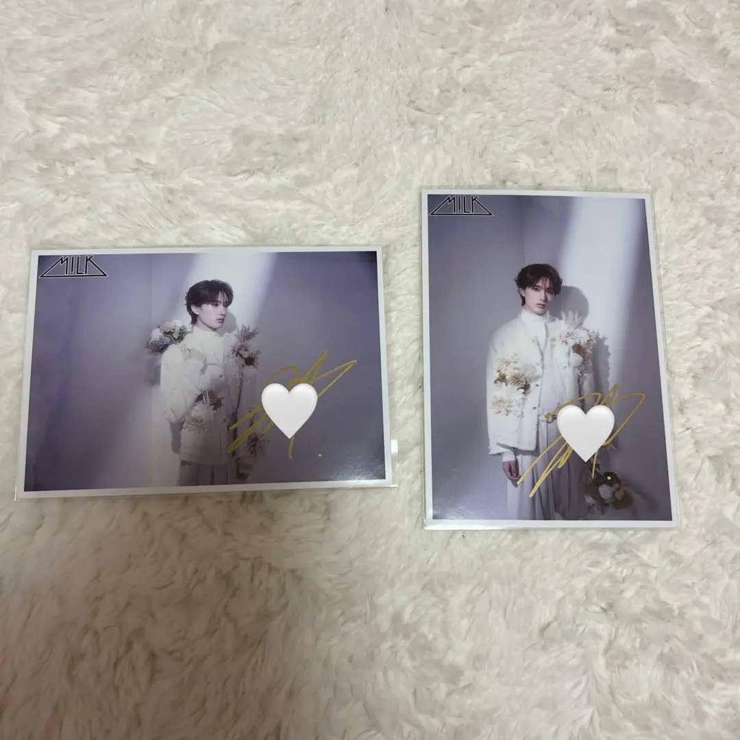 M!LK 山中柔太朗直筆サイン入り生写真生写真| JChere日本代购