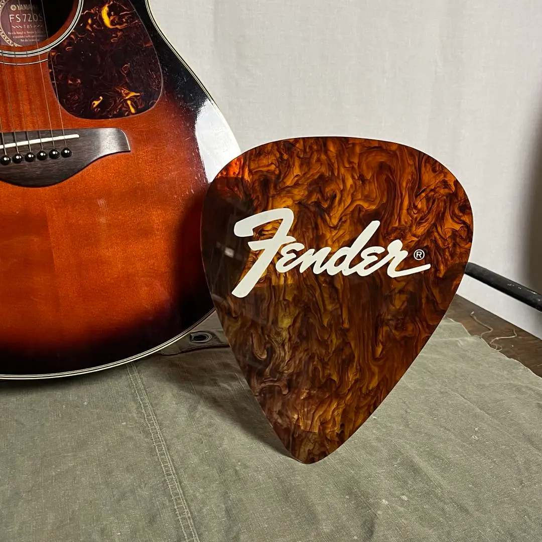 貴重◾️Fender フェンダー ディスプレイ用 巨大ピック コレクション