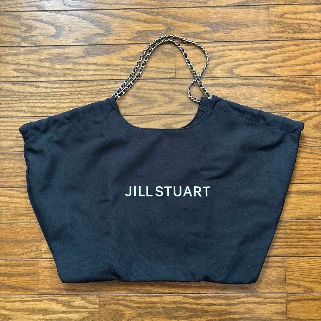 JILL STUART ブラック チェーントートバッグ