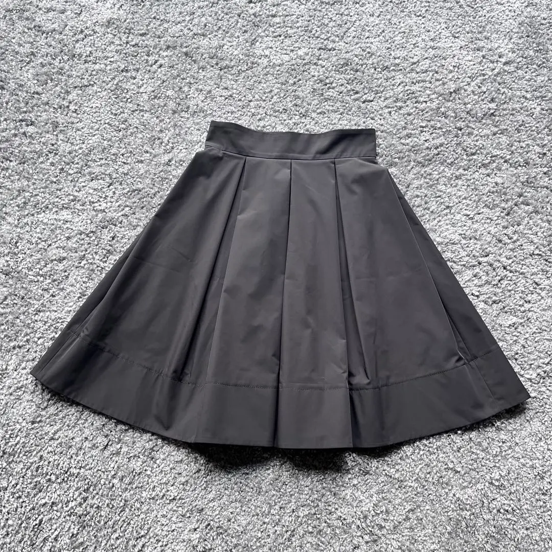 FOXEY NY 40 ダークグレー 着やせスカート