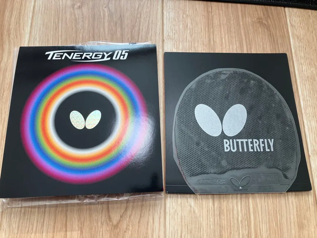 バタフライ　テナジー05 　黒　厚　中古品ラバー