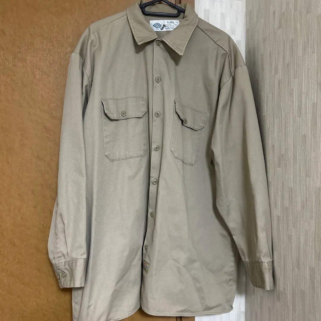 Dickies ディッキーズ ワークシャツ ジャケット ベージュ XL