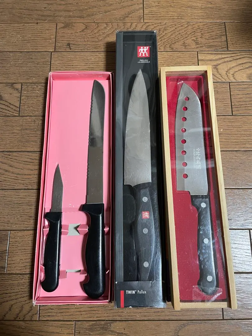 日本ヘンケルス　三徳包丁　などナイフセット