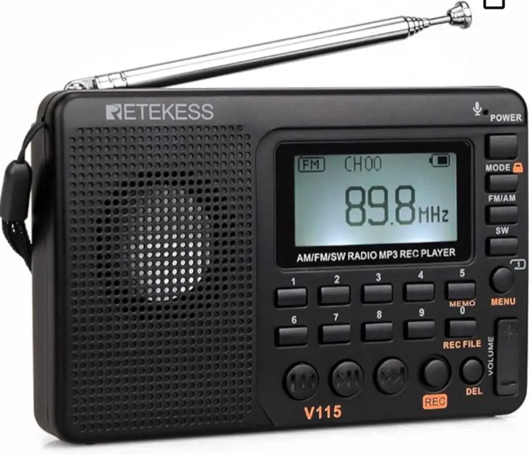 ポケットラジオ防災小型短波USB-C充電式 AM/FM/SWTFMP3