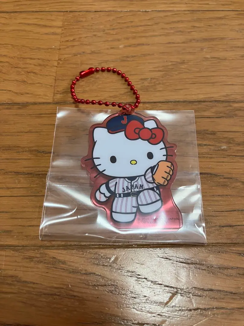 タイトーくじ 侍ジャパン サンリオ F賞 アクリルキーホルダー キティ