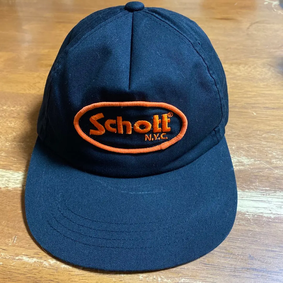 Schott ブラックキャップ スナップバック