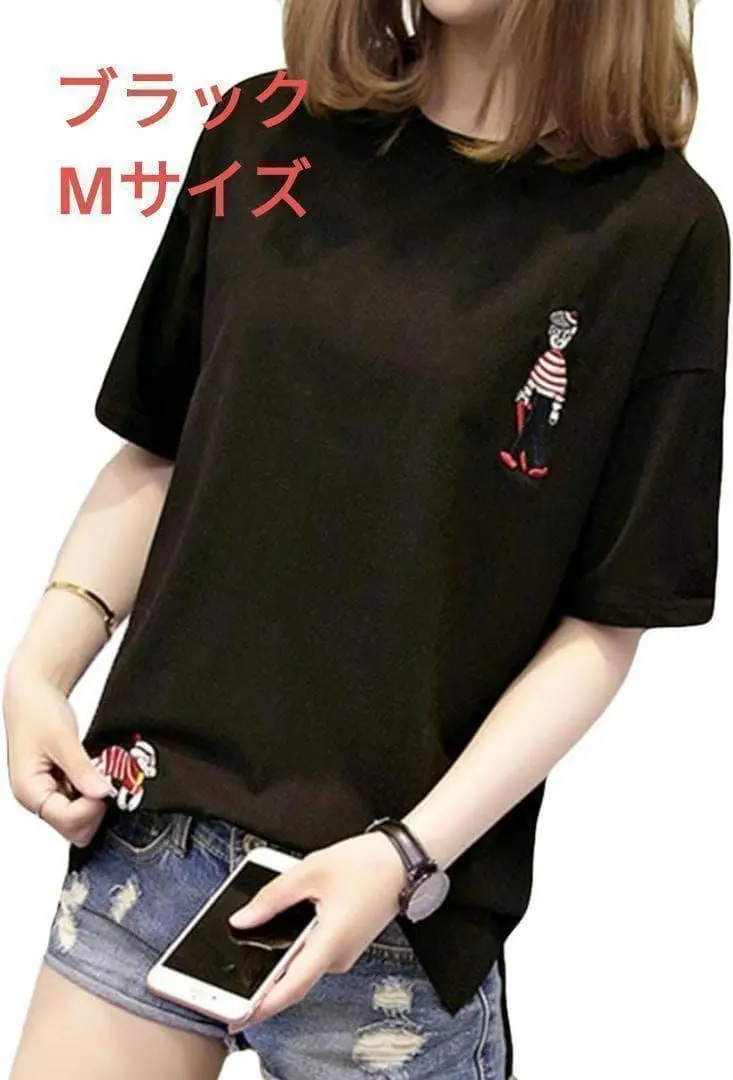 半袖 Tシャツ レディース 夏 tシャツ 綿 薄手 五分袖 クルーネックシャツ