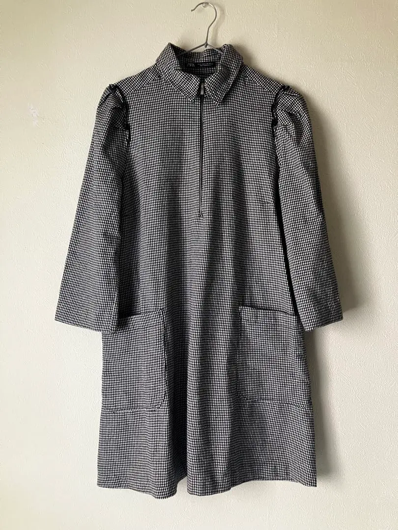 ZARA チェック柄 千鳥柄　ワンピース S