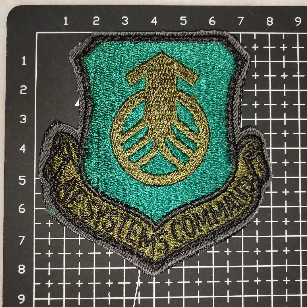 米空軍　システムコマンド　ベルクロパッチ