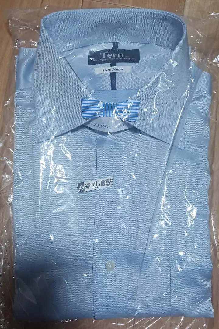 未使用級 Tern ワイシャツドレスシャツ M 39-82 PureCotton
