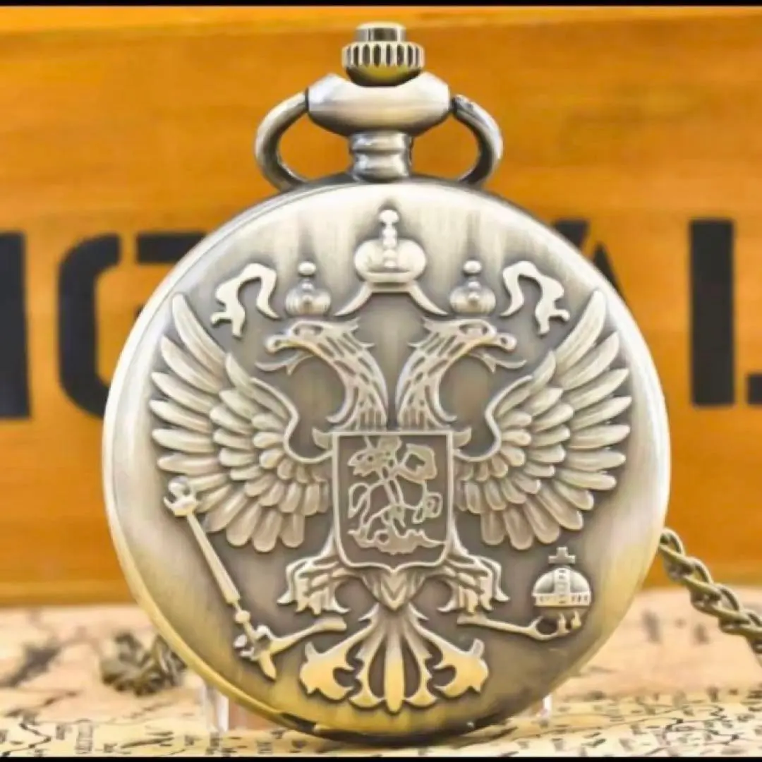 ソ連　格安　懐中時計　冷戦時代の旧ソ連軍高級将校記念用懐中時計 バージョン2
