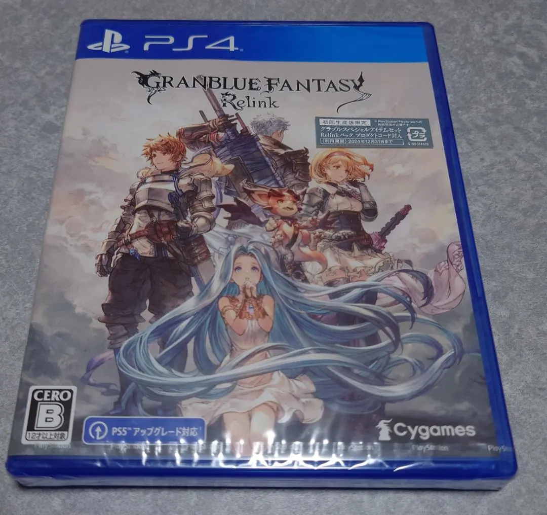 新品 PS4 グランブルーファンタジー Relink リリンク 特典付 使用可能