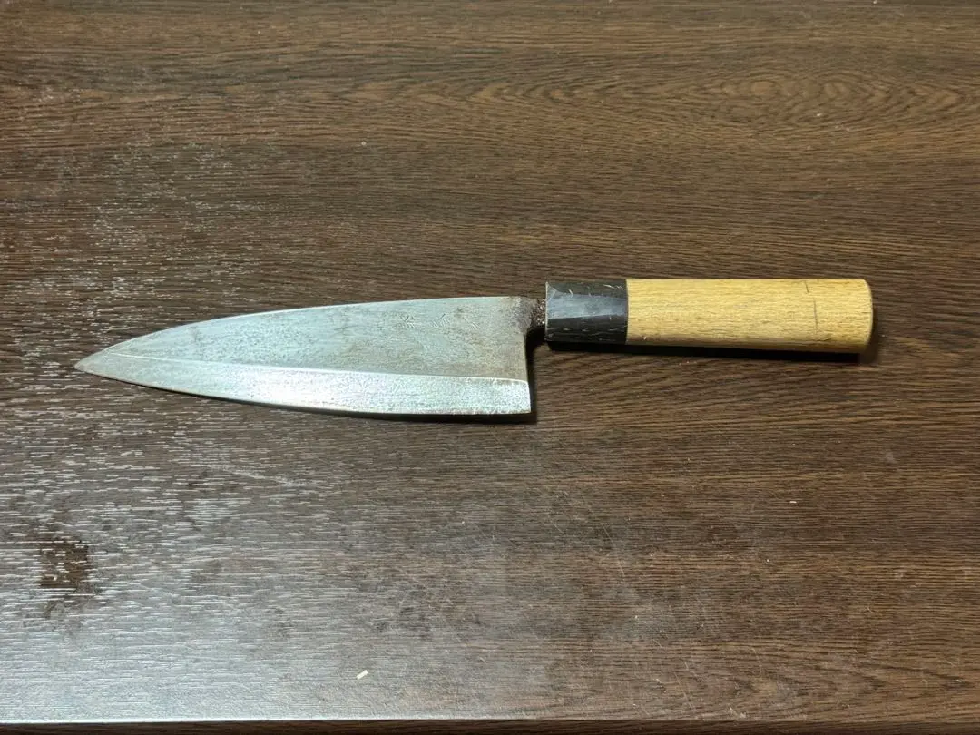 能登光 左用 出刃包丁 刃渡19cm