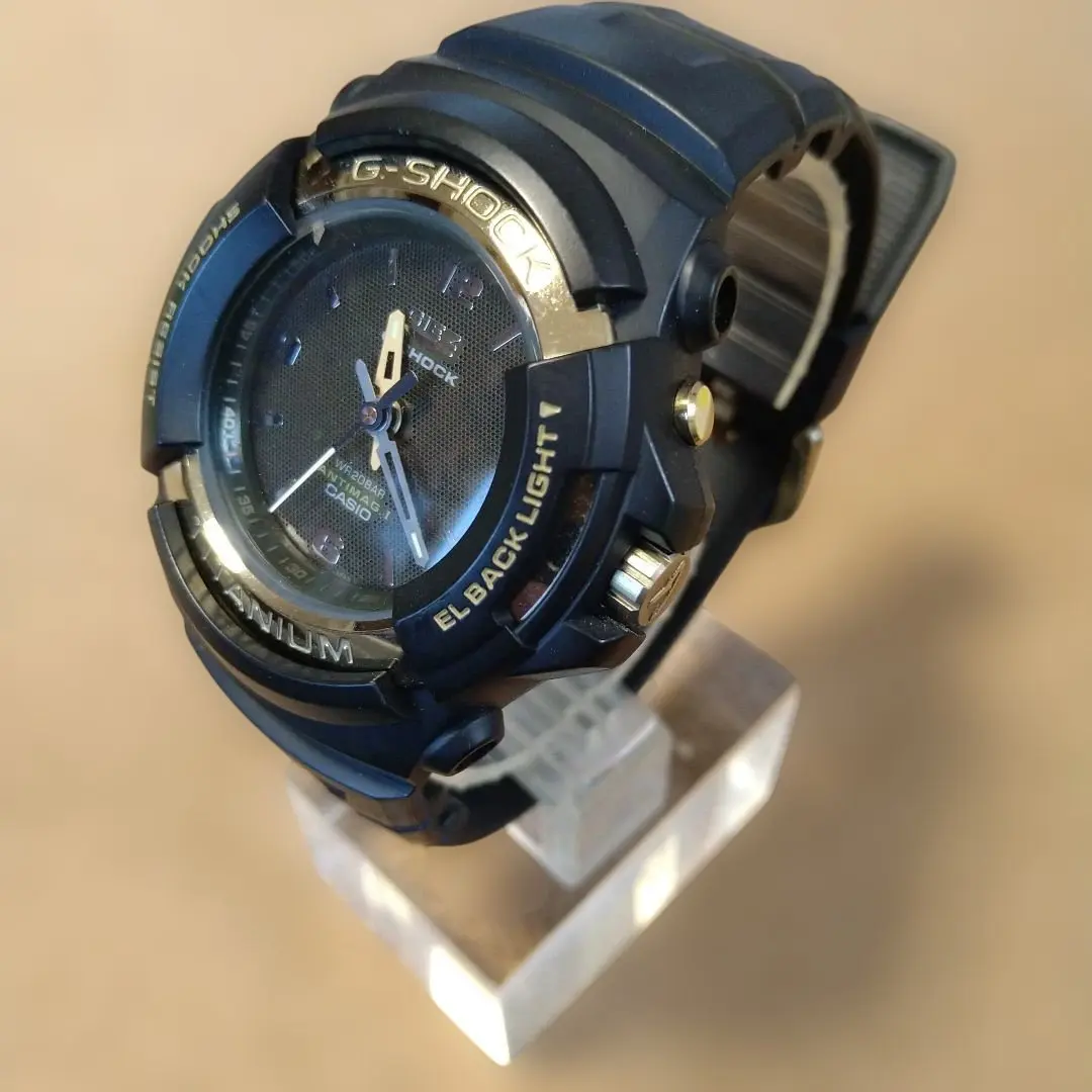 G-SHOCK GIEZ GS-500 ブラック/ゴールド チタニウム