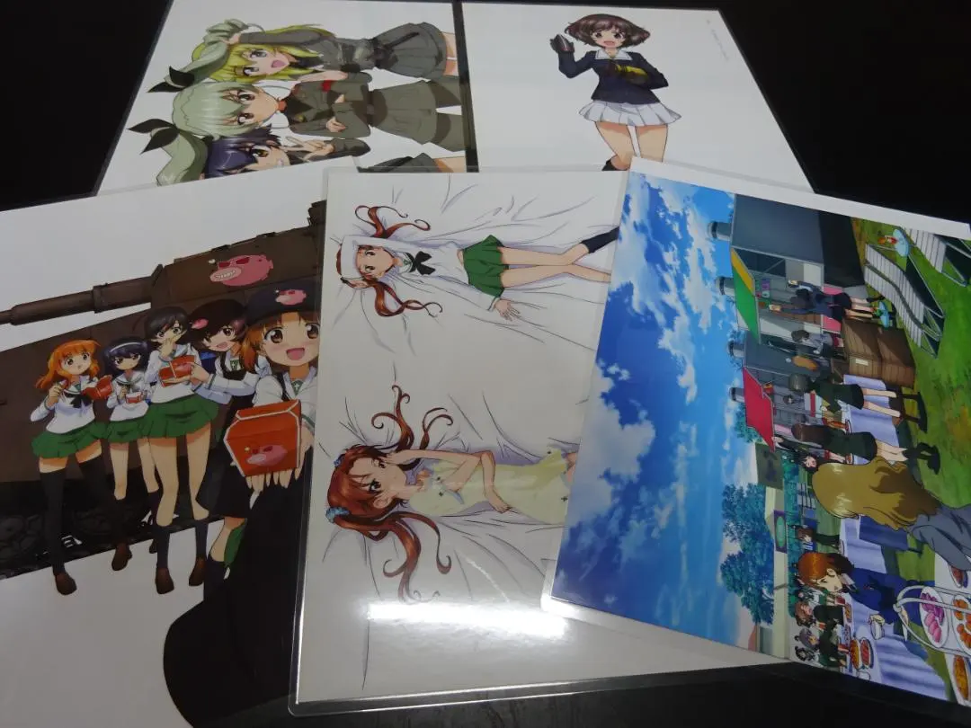 A111　ガールズ＆パンツァー　切抜ラミネート保護品