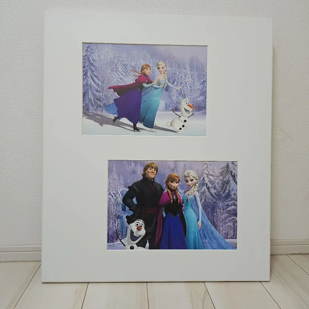 アナと雪の女王 版画 フレーム付き