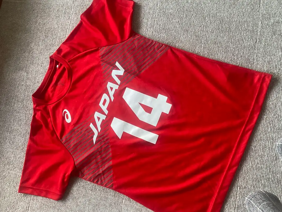 石川祐希　アシックス 全日本代表応援Tシャツ 14 ISHIKAWA