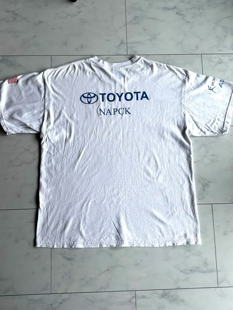 00s 米国TOYOTA Tシャツ　XLサイズ　ホワイト