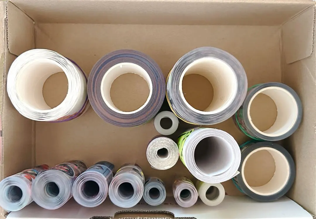 アメキャラ、D系、サンリオ風中古ロールシール、巻き直しまとめ売り